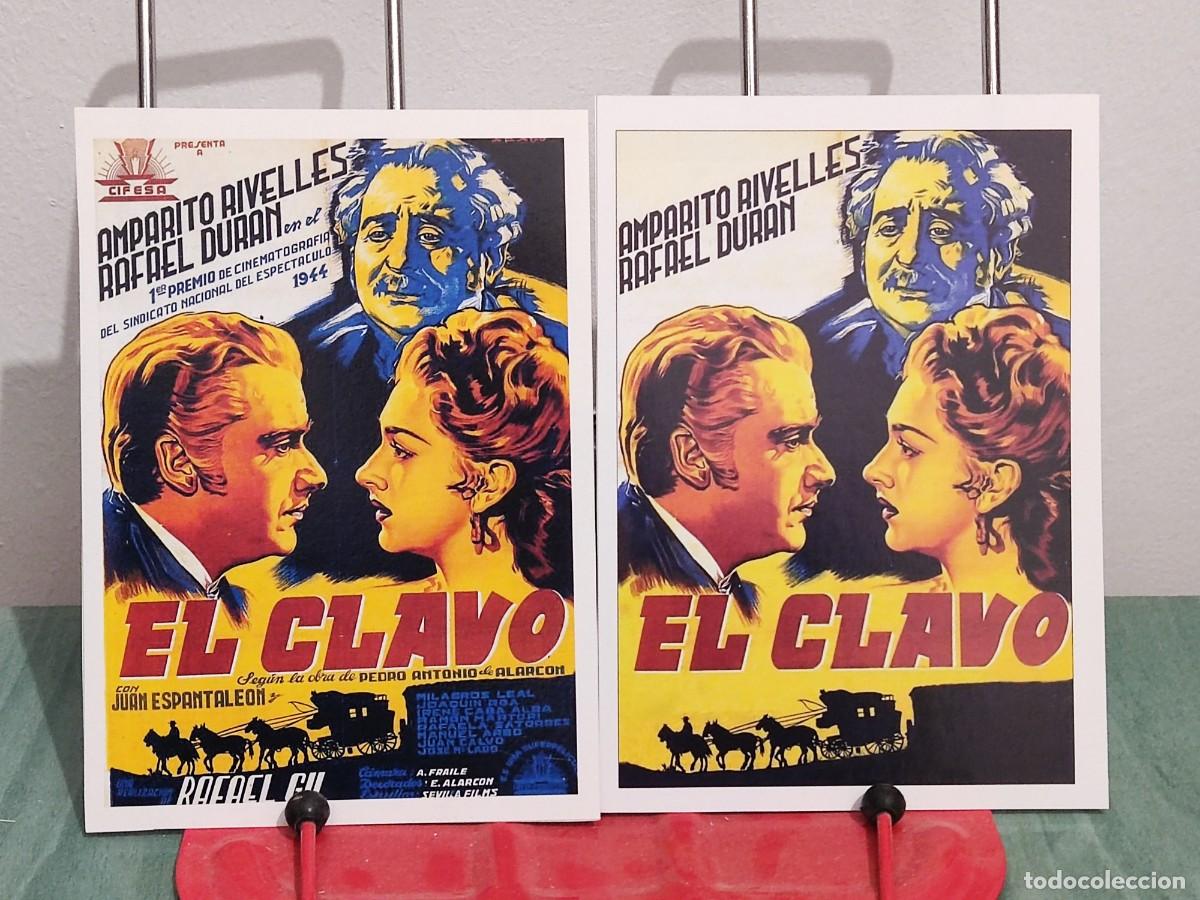 Cinema: El clavo . 2 Fichas revista Accion cine