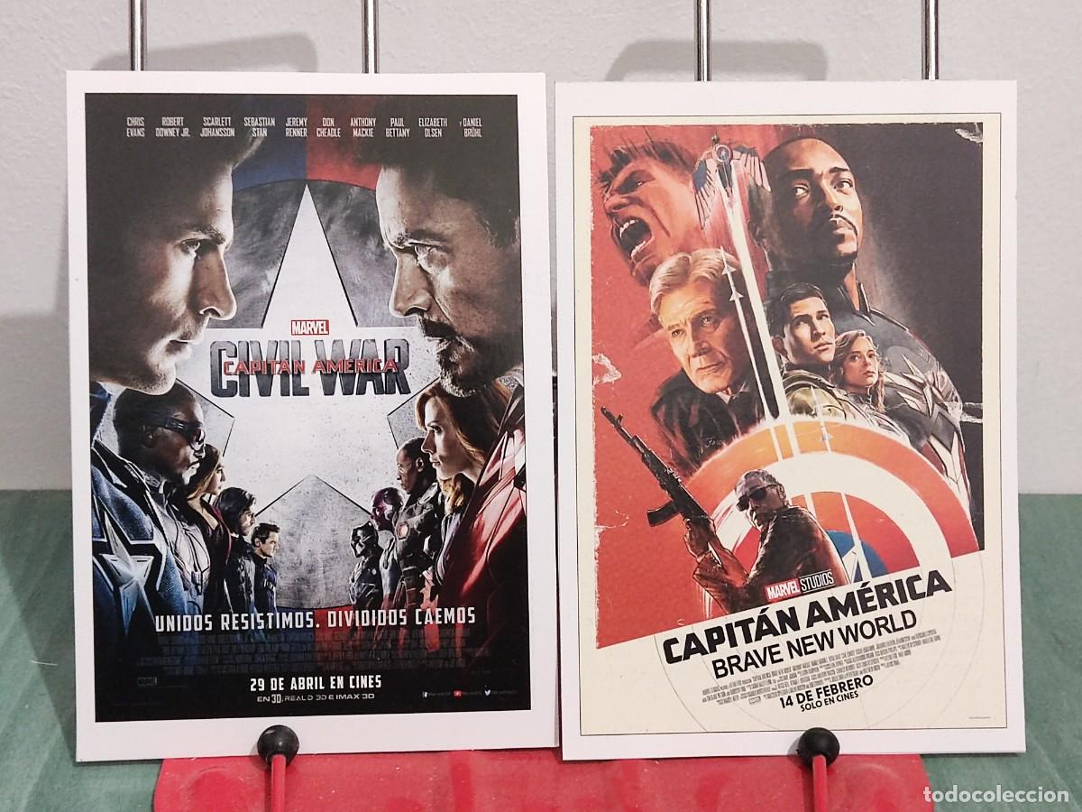 Cinema: Capitan America Civil war y Brave new world . 2 Fichas revista Accion cine