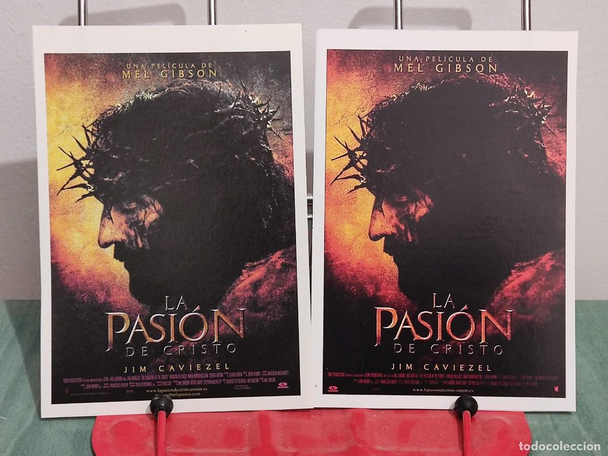 Cinema: La pasion de cristo . 2 Fichas revista Accion cine