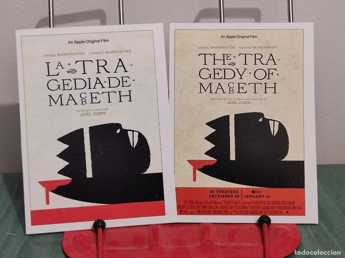 Cine: La tragedia de Macbeth (The tragedy of Macbeth) . 2 Fichas revista Accion cine