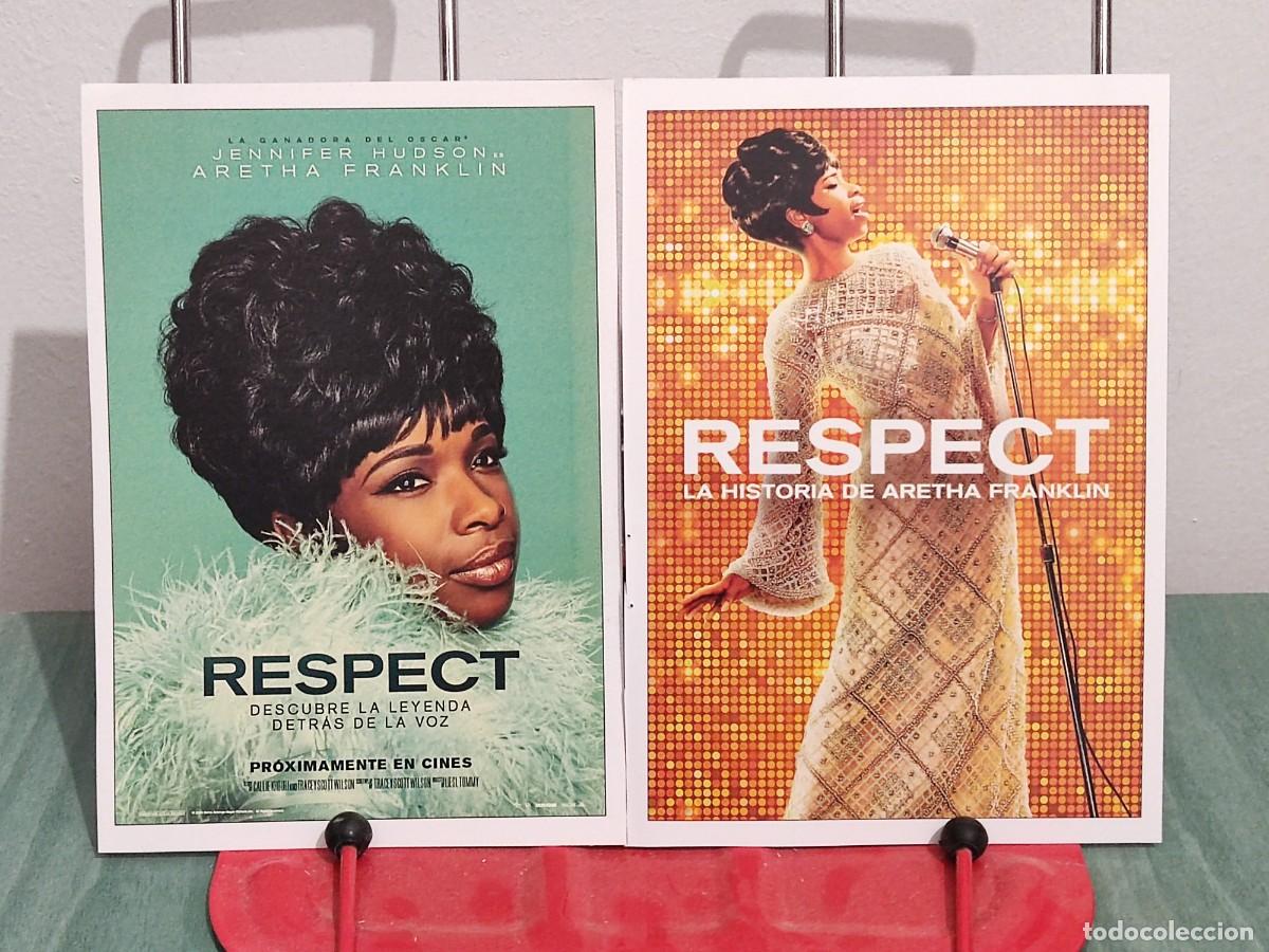 Cine: Respect La historia de Aretha Franklin . 2 Fichas revista Accion cine