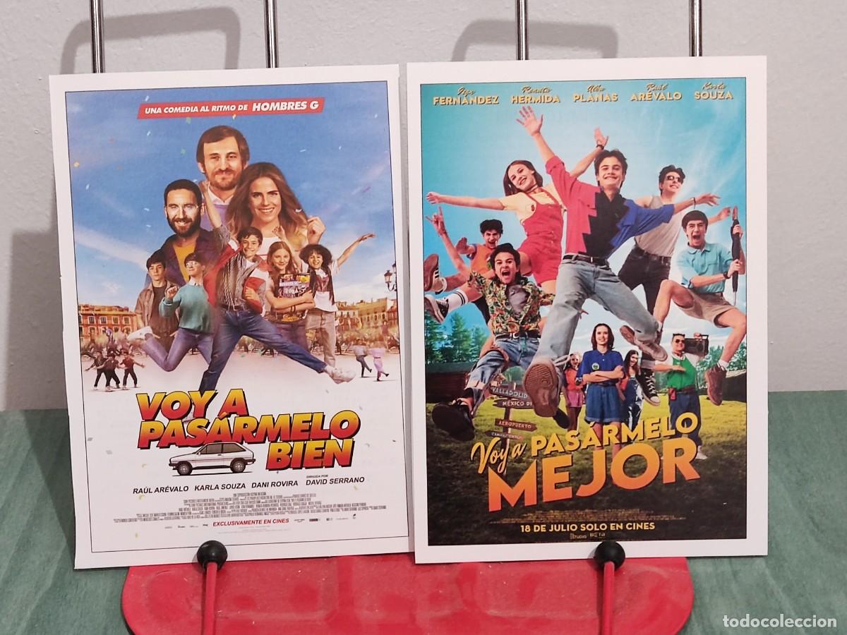 Kino: Voy a pasarmelo bien y Voy a pasarmelo mejor . 2 Fichas revista Accion cine