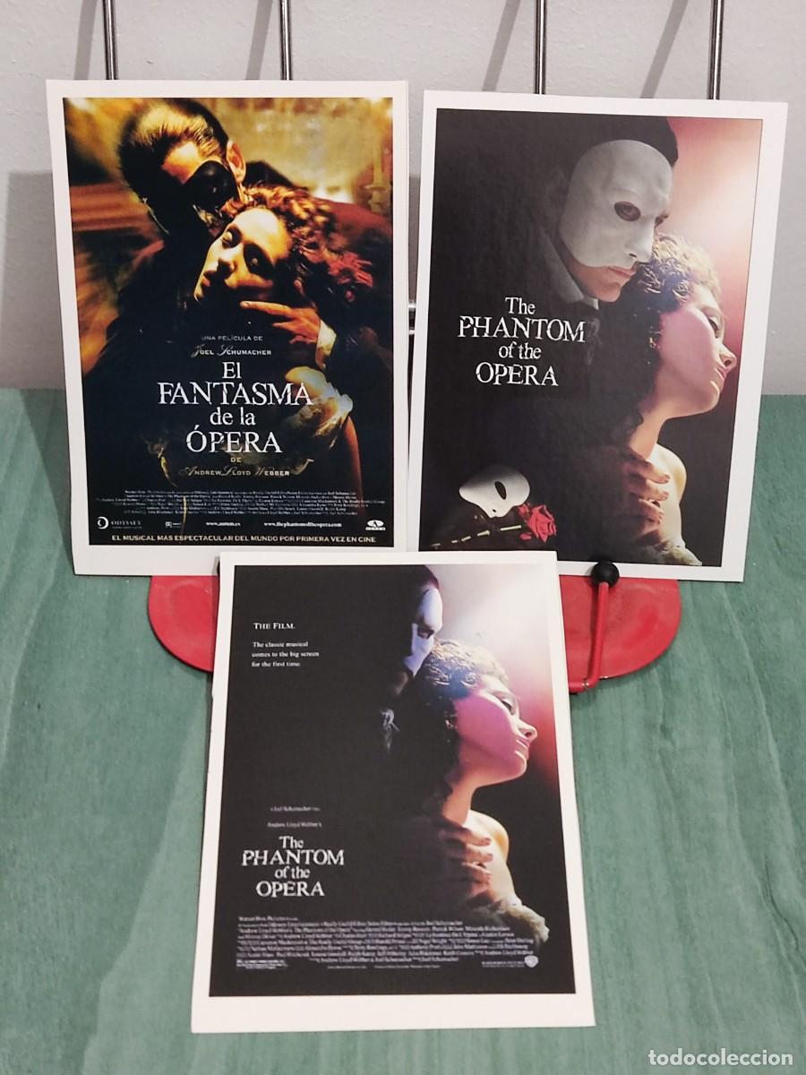 Cine: El fantasma de la opera (The phantom of the opera) 2004 . 3 Fichas revista Accion cine