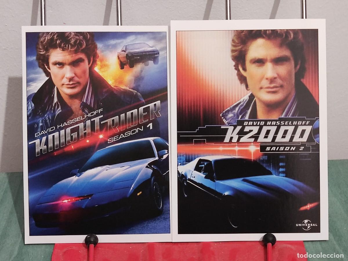 Cine: El coche fantastico (Knight rider) Temporada 1 y 2 . 2 Fichas revista Accion cine