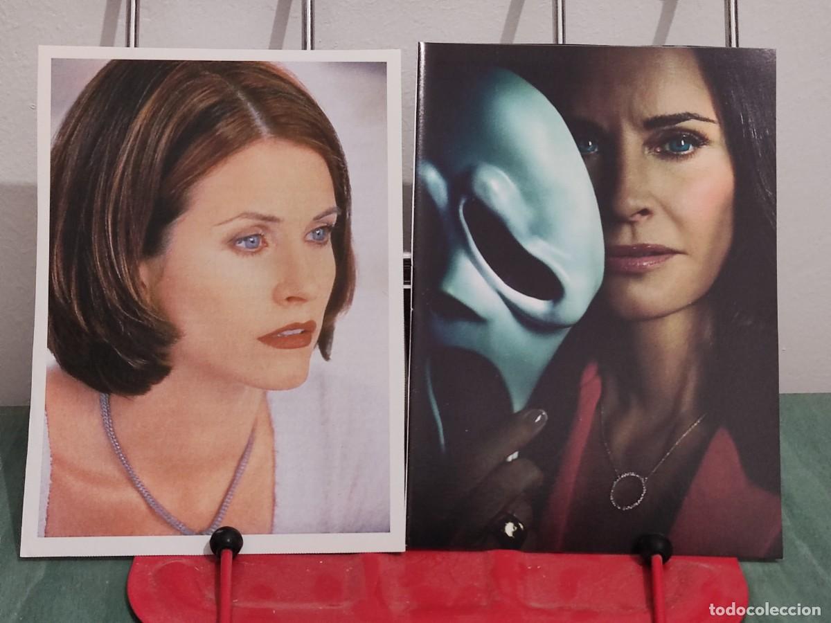 Cine: Courteney Cox . 2 Fichas revista accion cine