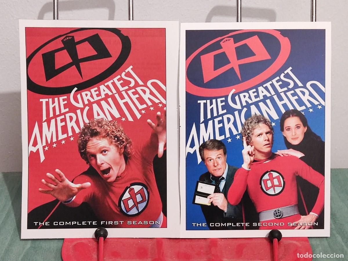 Cinema: El gran heroe americano (The greatest american hero) Temporada 1 y 2 . 2 Fichas revista Accion cine