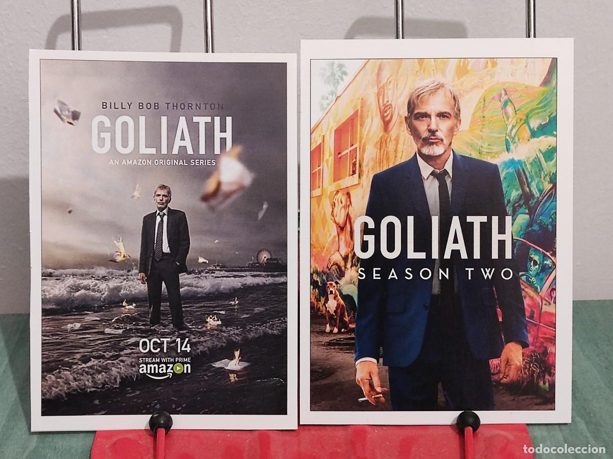 Cinema: Goliat (Goliath) Temporada 1 y 2 . 2 Fichas revista Accion cine