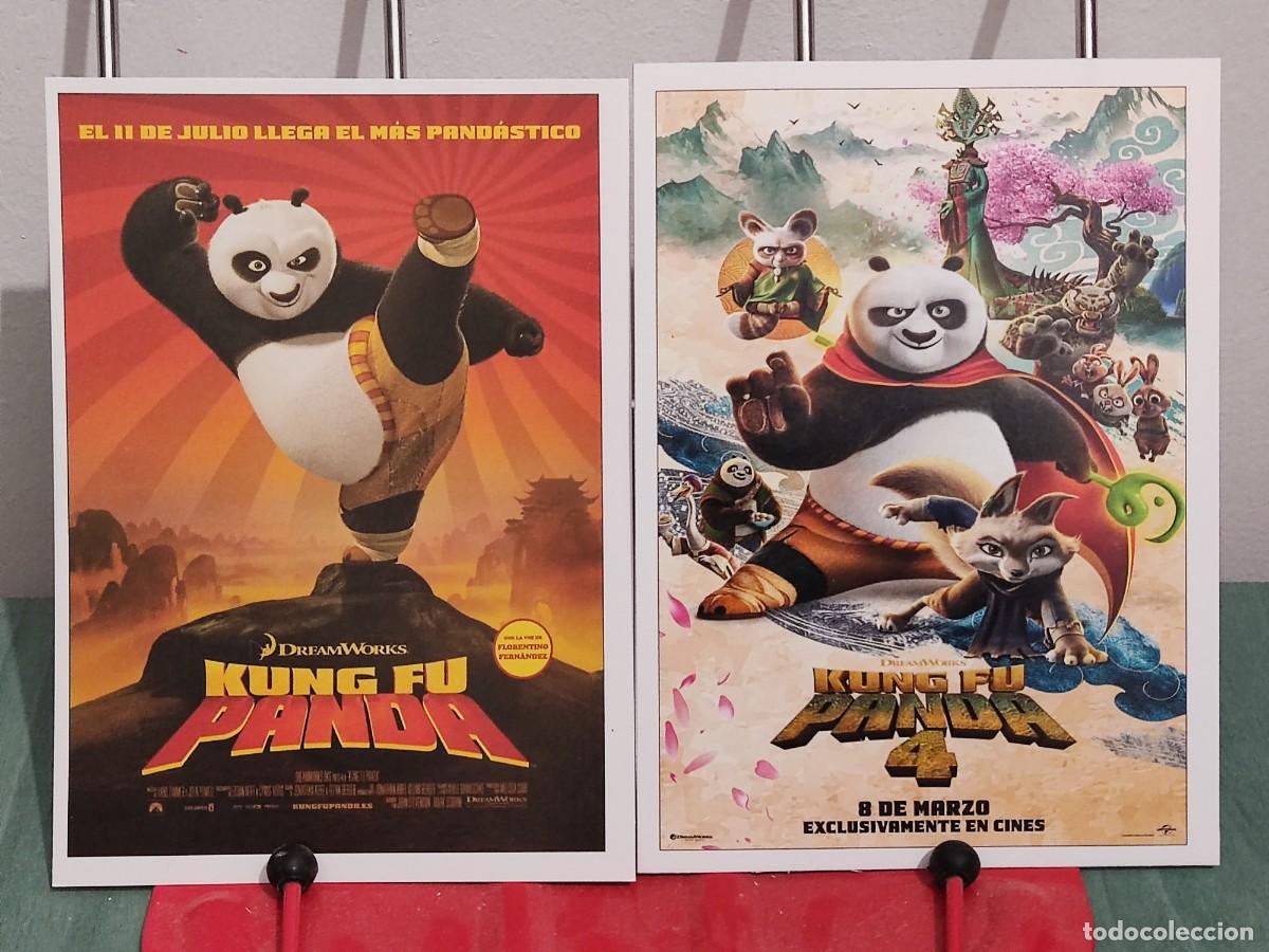 Cine: Kung fu panda 1 y 4 . 2 Fichas revista Accion cine
