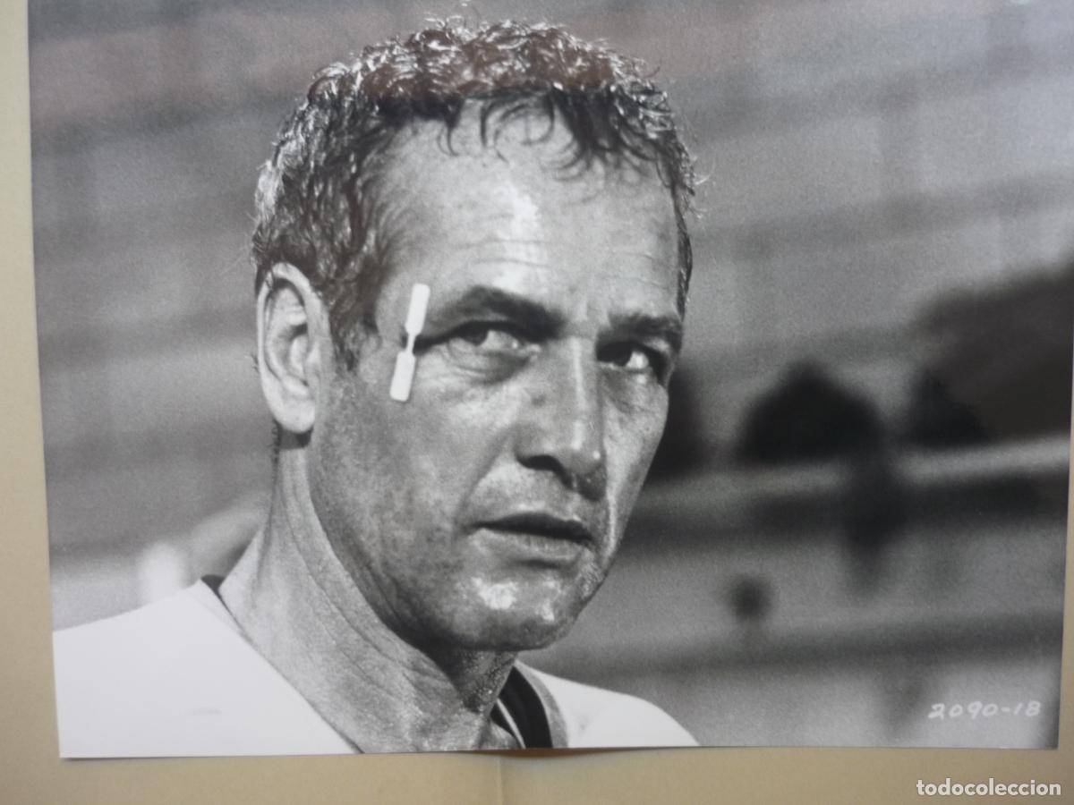 Cine: el casta&ntilde;azo - foto original b/n - paul newman Michael Ontkean - Slap Shot hockey sobre hielo