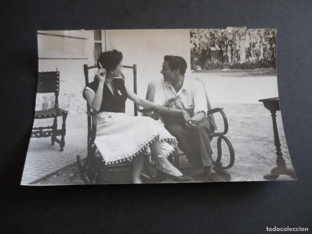 Cine: CONCHITA MONTES ACTRIZ CON ANTONIO BAILARIN ANTIGUA FOTOGRAFIA 12 X 18 CM