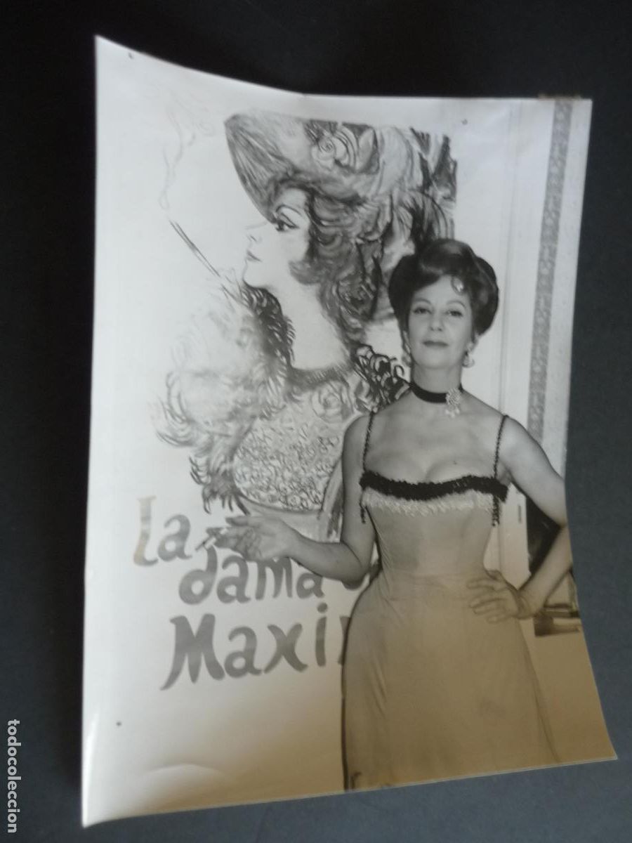 Cine: CONCHITA MONTES ACTRIZ ANTIGUA FOTOGRAFIA 24 X 18 CM