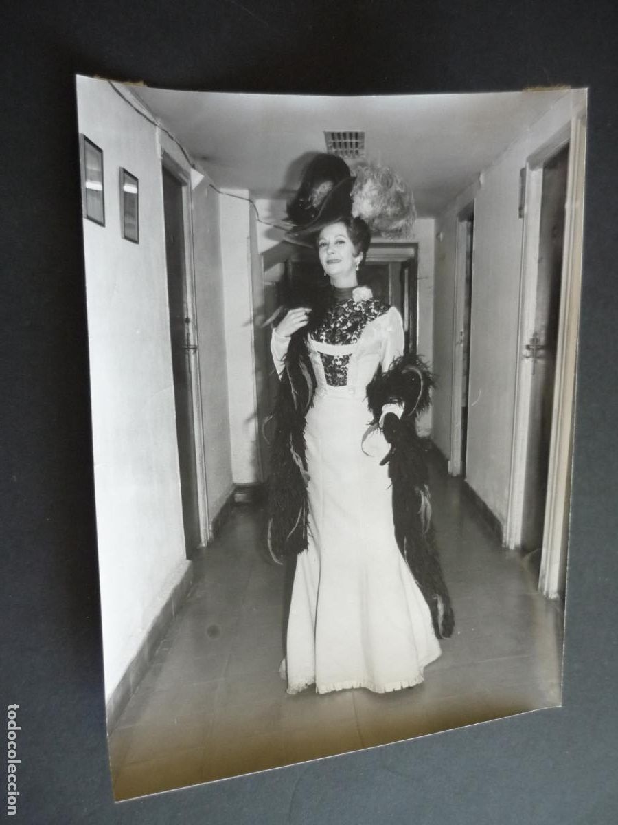 Cine: CONCHITA MONTES ACTRIZ ANTIGUA FOTOGRAFIA 24 X 18 CM