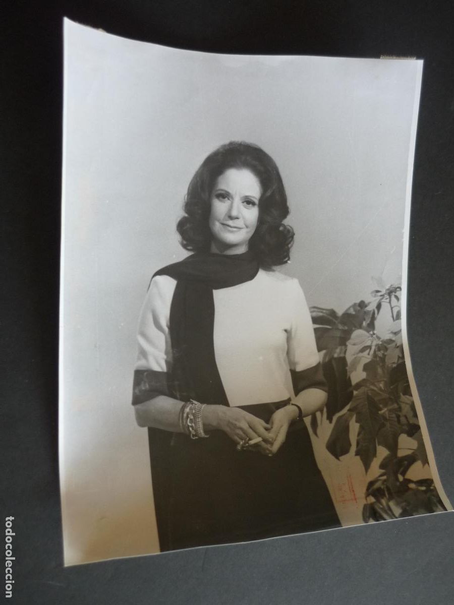 Cine: CONCHITA MONTES ACTRIZ ANTIGUA FOTOGRAFIA 24 X 18 CM
