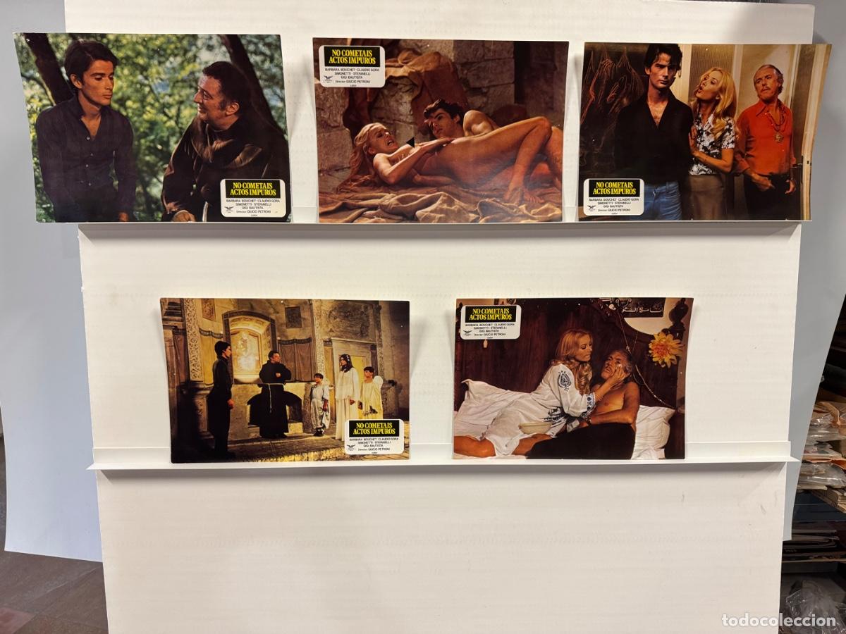 Cine: No cometais actos impuros, Barbara Bouchet, Claudio Gora, 5 fotocromos