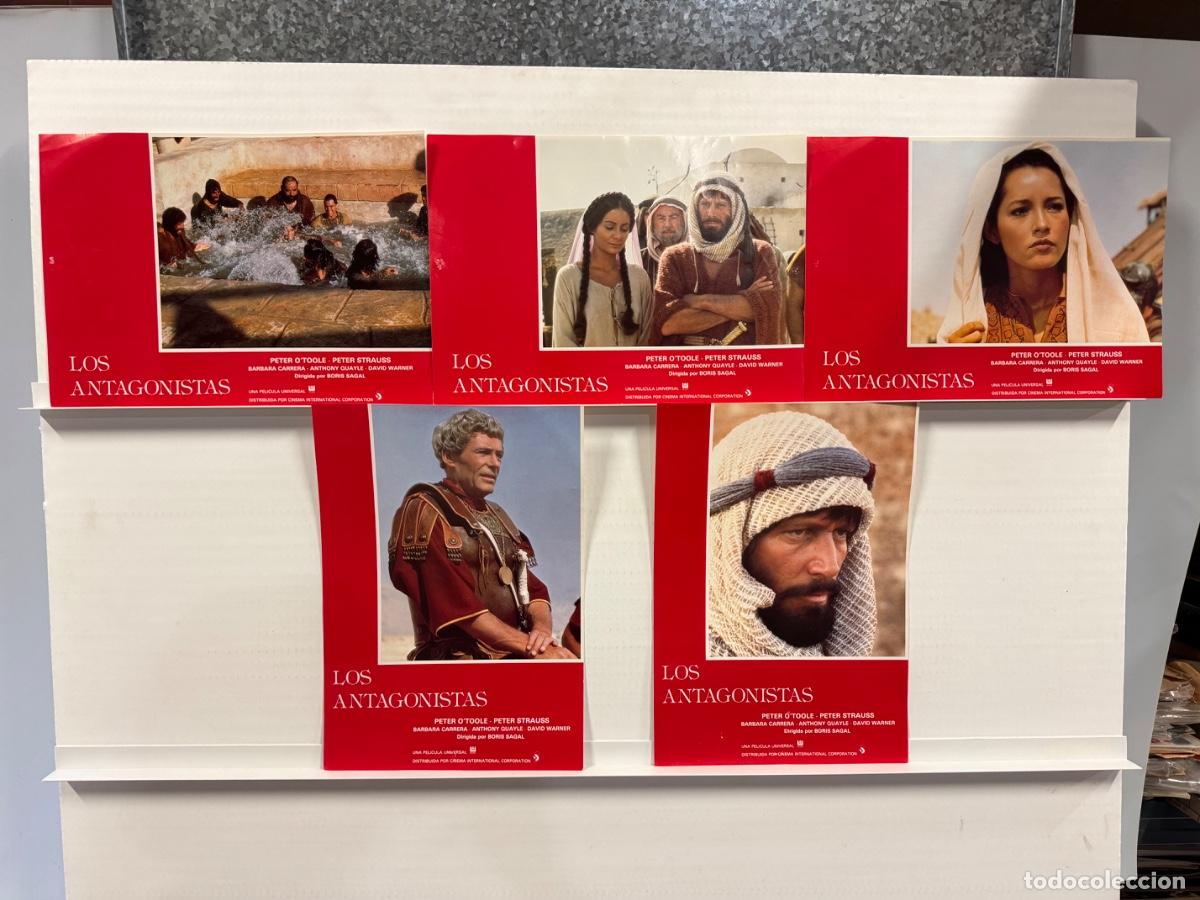 Cine: Los antagonistas, Peter O&rsquo; Toole, Peter Strauss, 5 fotocromos
