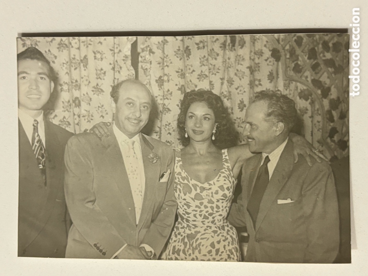 Cine: Foto original de Lola Flores y el productor Mario Zacar&iacute;as M