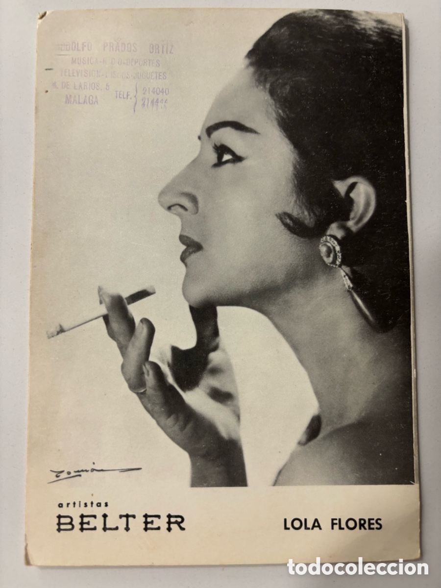 Cine: Tarjeta Belter de Lola Flores M