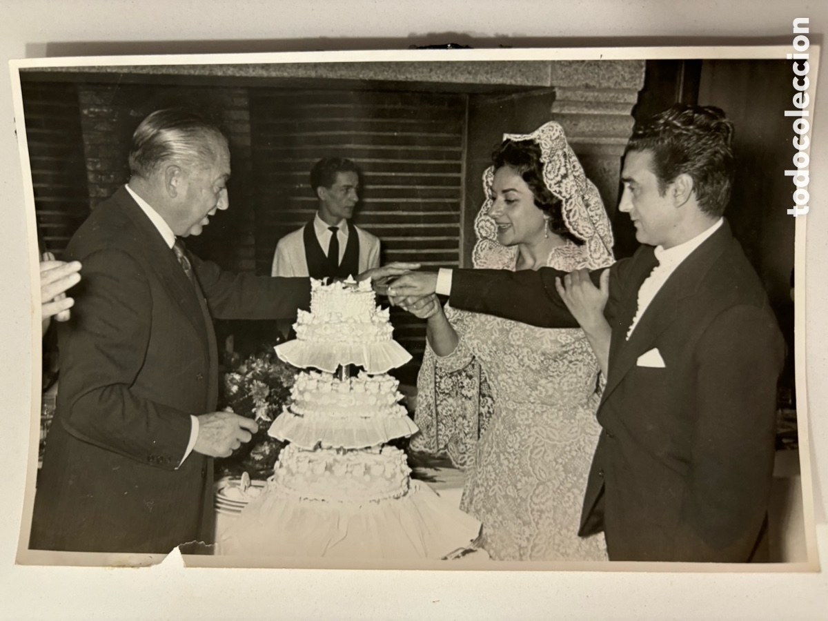 Cine: Foto original boda de Lola Flores y Antonio Gonz&aacute;lez el pescailla foto A Saiz Madrid M