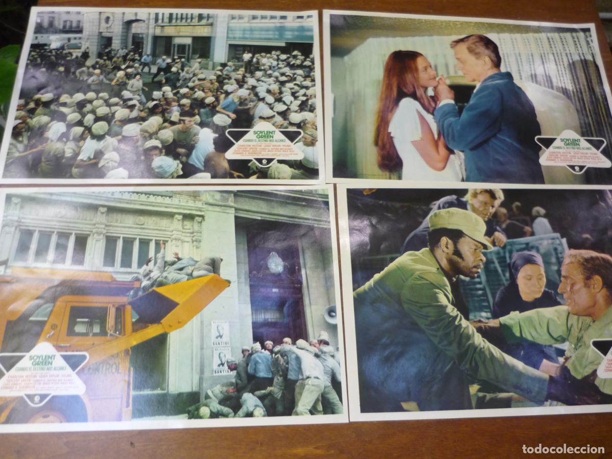 Cine: cuando el destino nos alcance - 10 fotocromos originales . soylent green charlton heston