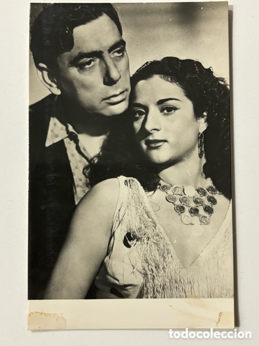 Cine: Antigua tarjeta postal de Lola Flores y Manolo Caracol M