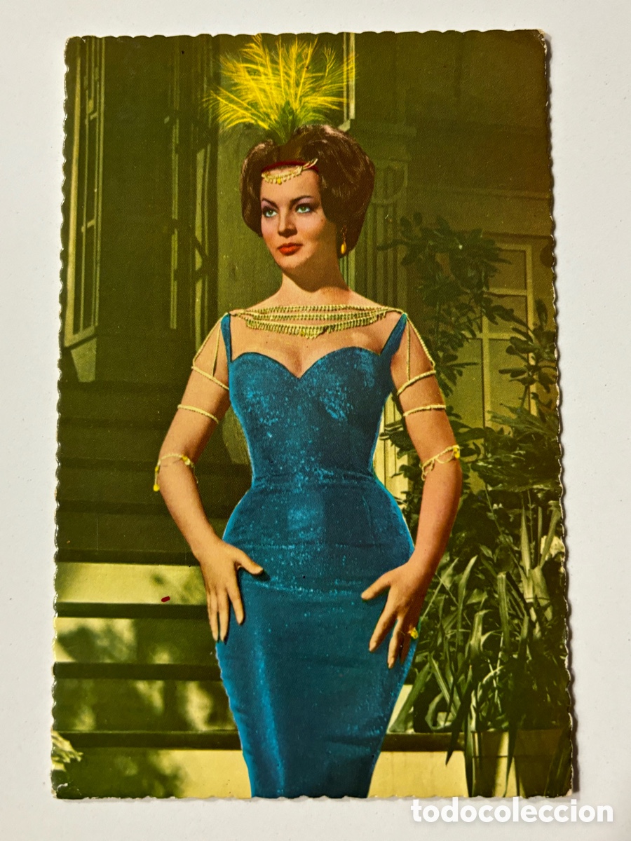 Cine: Antigua tarjeta postal de Sara Montiel M