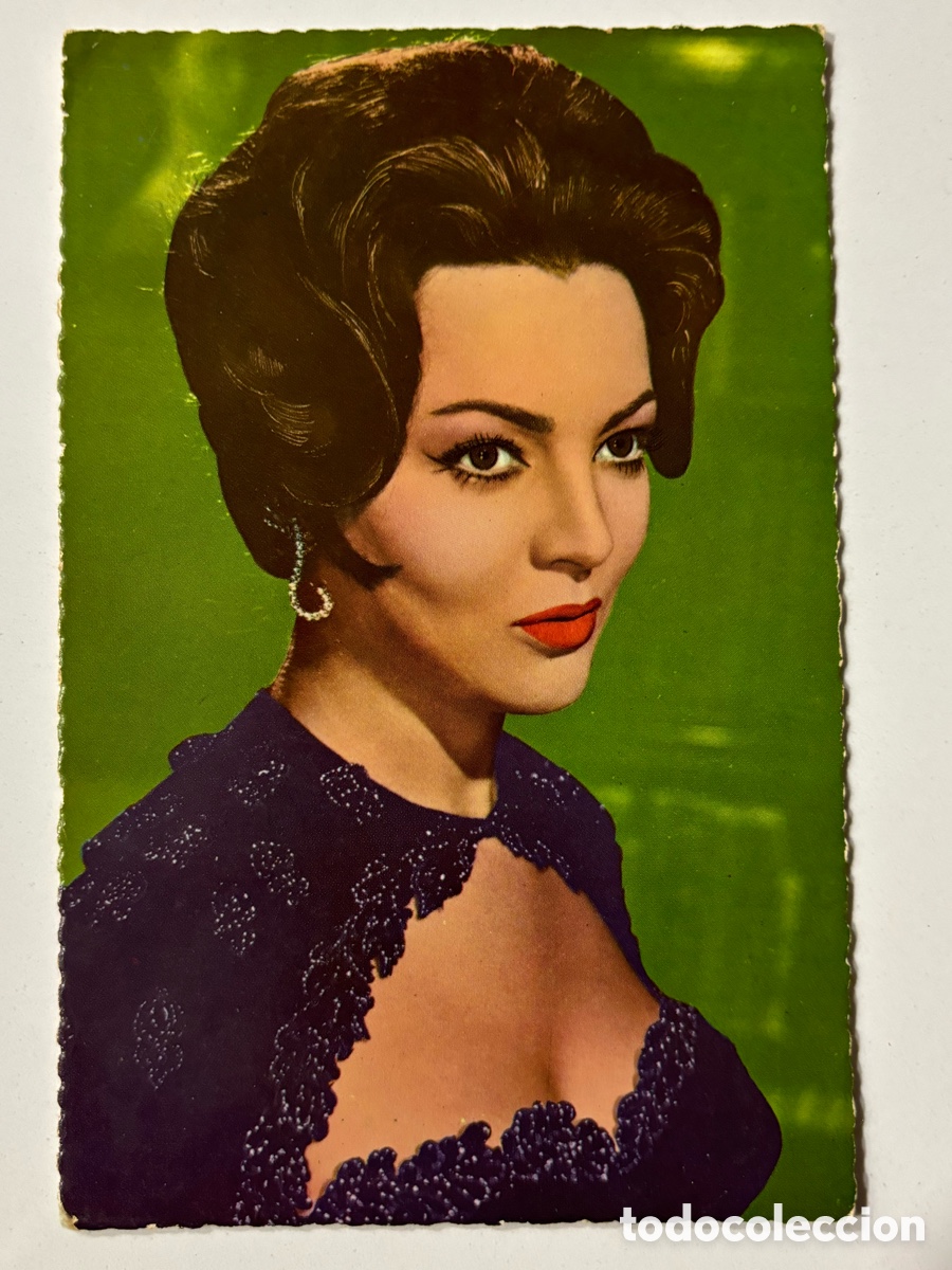 Cine: Antigua tarjeta postal de Sara Montiel M