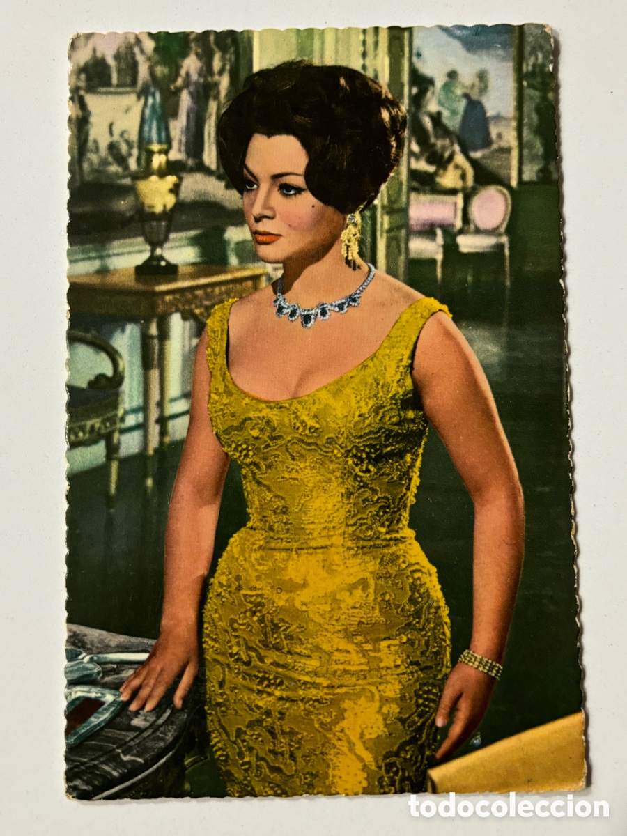 Cine: Antigua tarjeta postal de Sara Montiel M