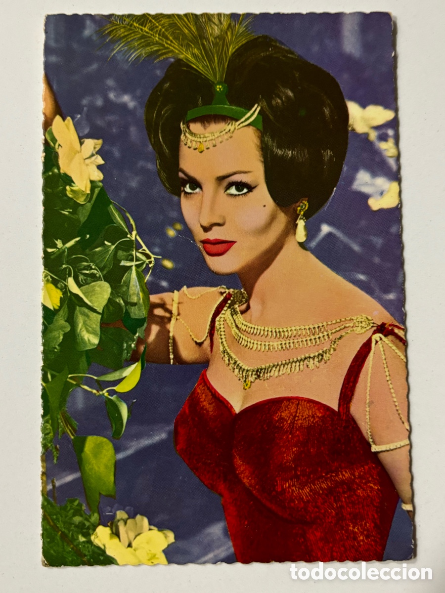 Cine: Antigua tarjeta postal de Sara Montiel M