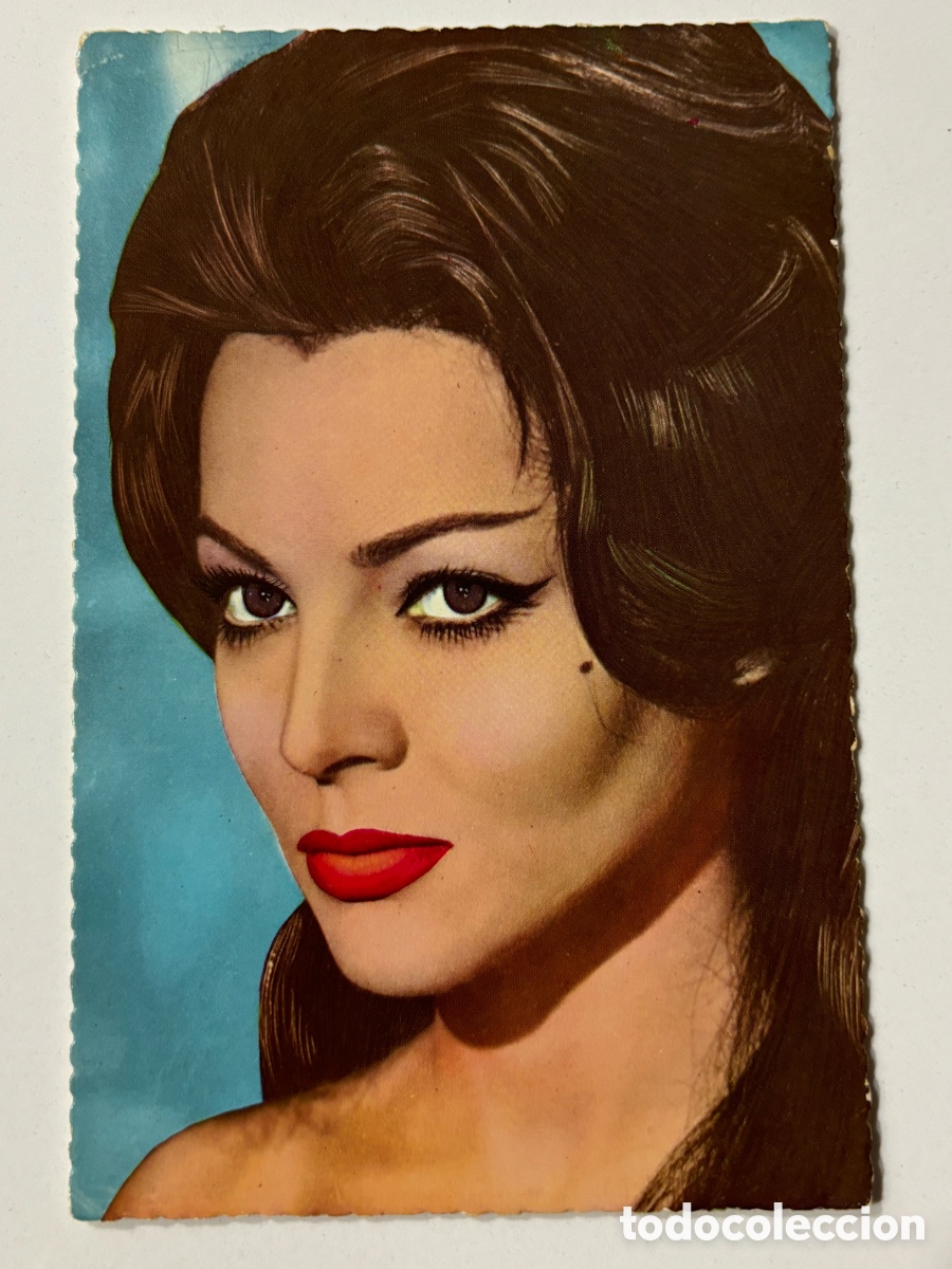 Cine: Antigua tarjeta postal de Sara Montiel M