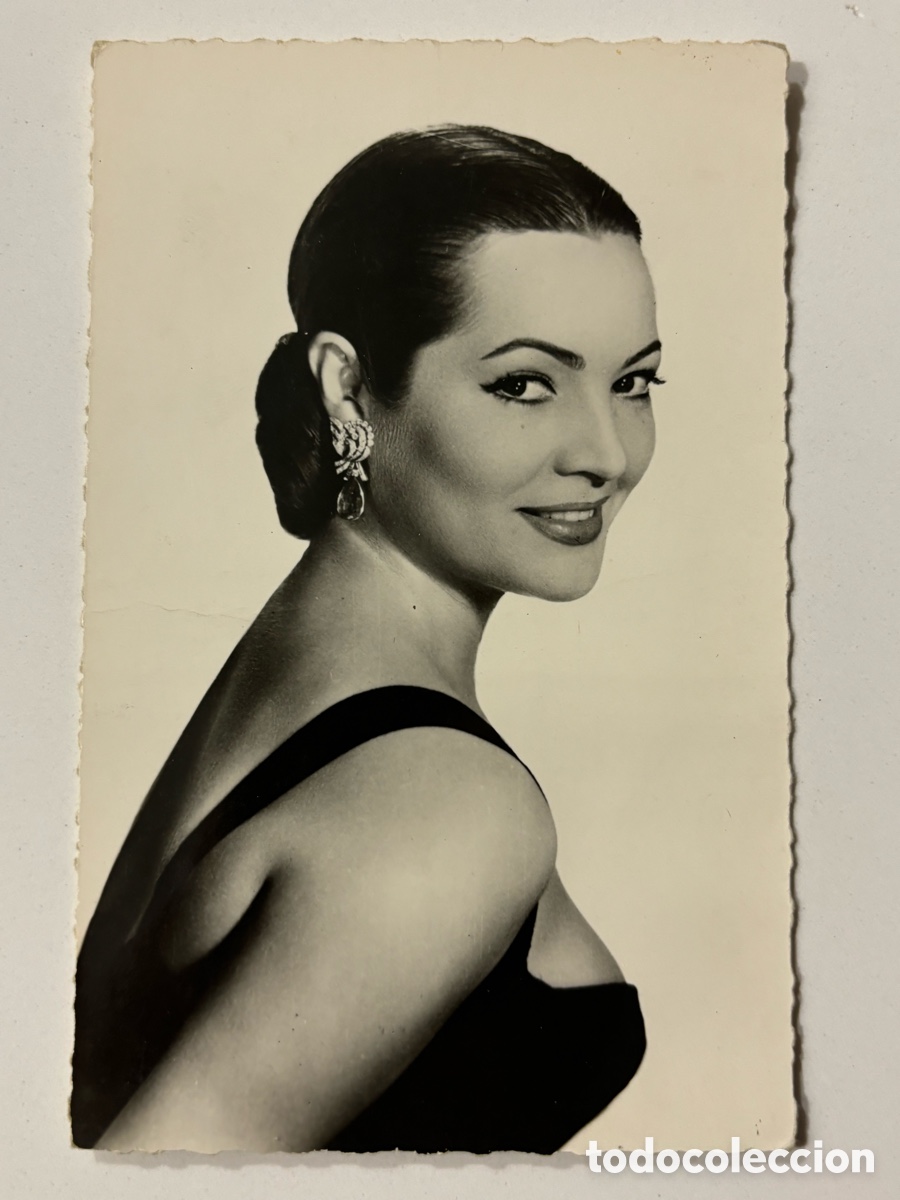 Cine: Antigua tarjeta postal de Sara Montiel M