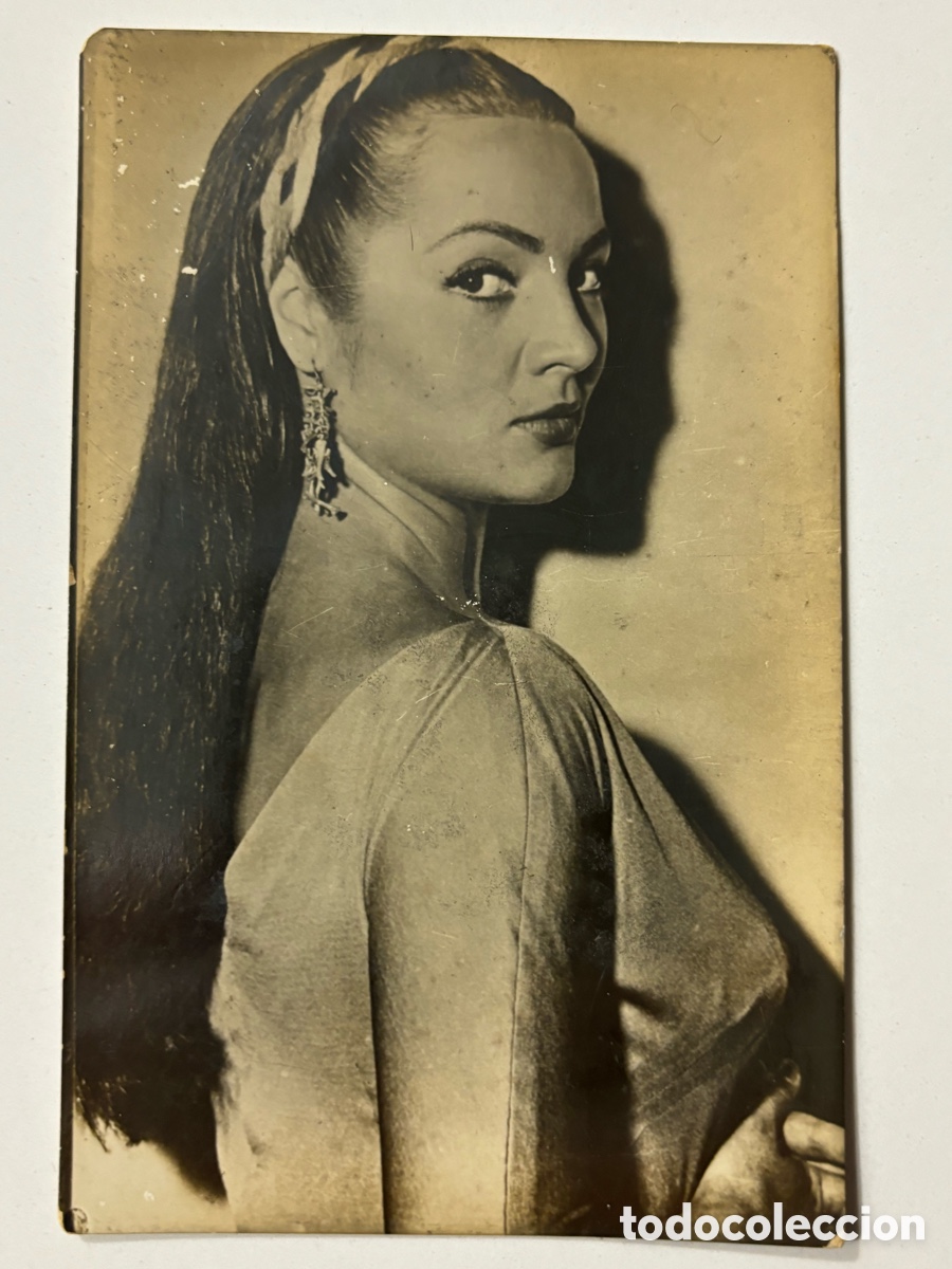 Cine: Antigua tarjeta postal de Sara Montiel M