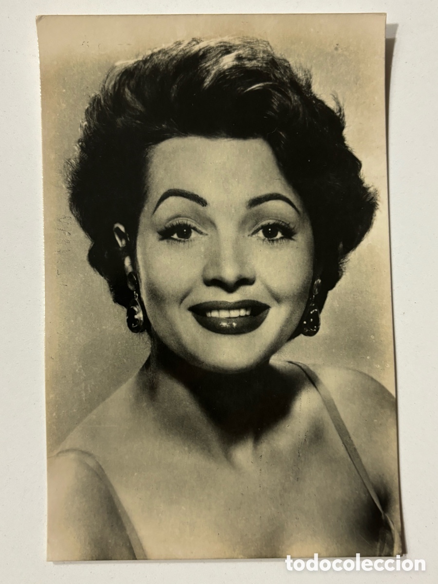 Cine: Antigua tarjeta postal de Sara Montiel M