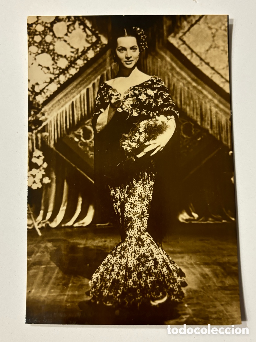 Cine: Antigua tarjeta postal de Sara Montiel M