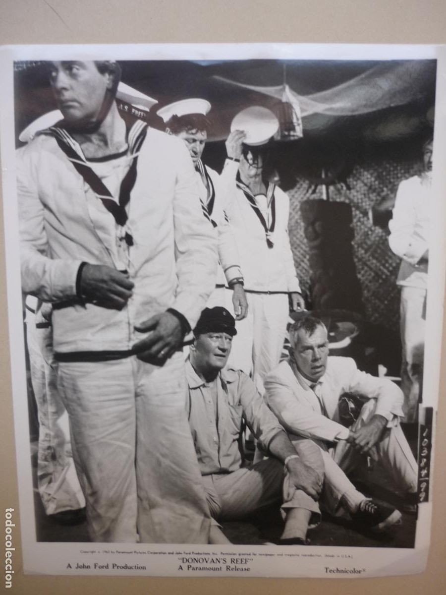Cine: donovan's reef - foto original b/n - john wayne lee marvin La taberna del irland&eacute;s john ford