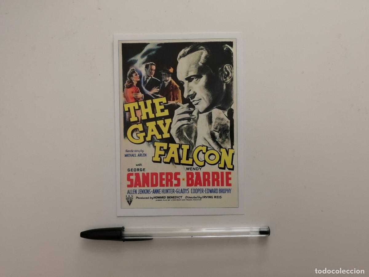 Cine: FICHA COLECCIONABLE -10*15- EL INTREPIDO HALCON - GEORGE SANDERS - CINE NEGRO