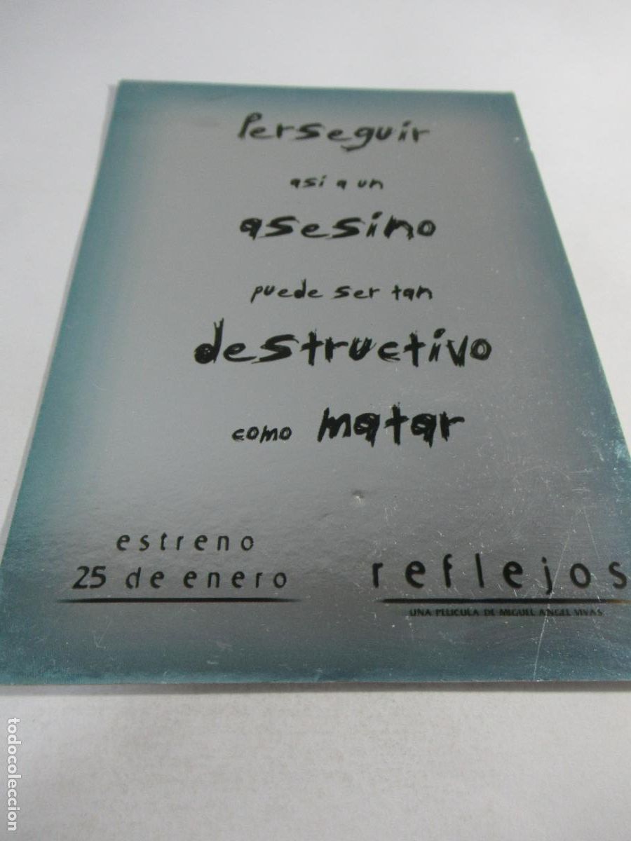 Cine: Postal Publicitaria estreno pel&iacute;cula Reflejos - S/C