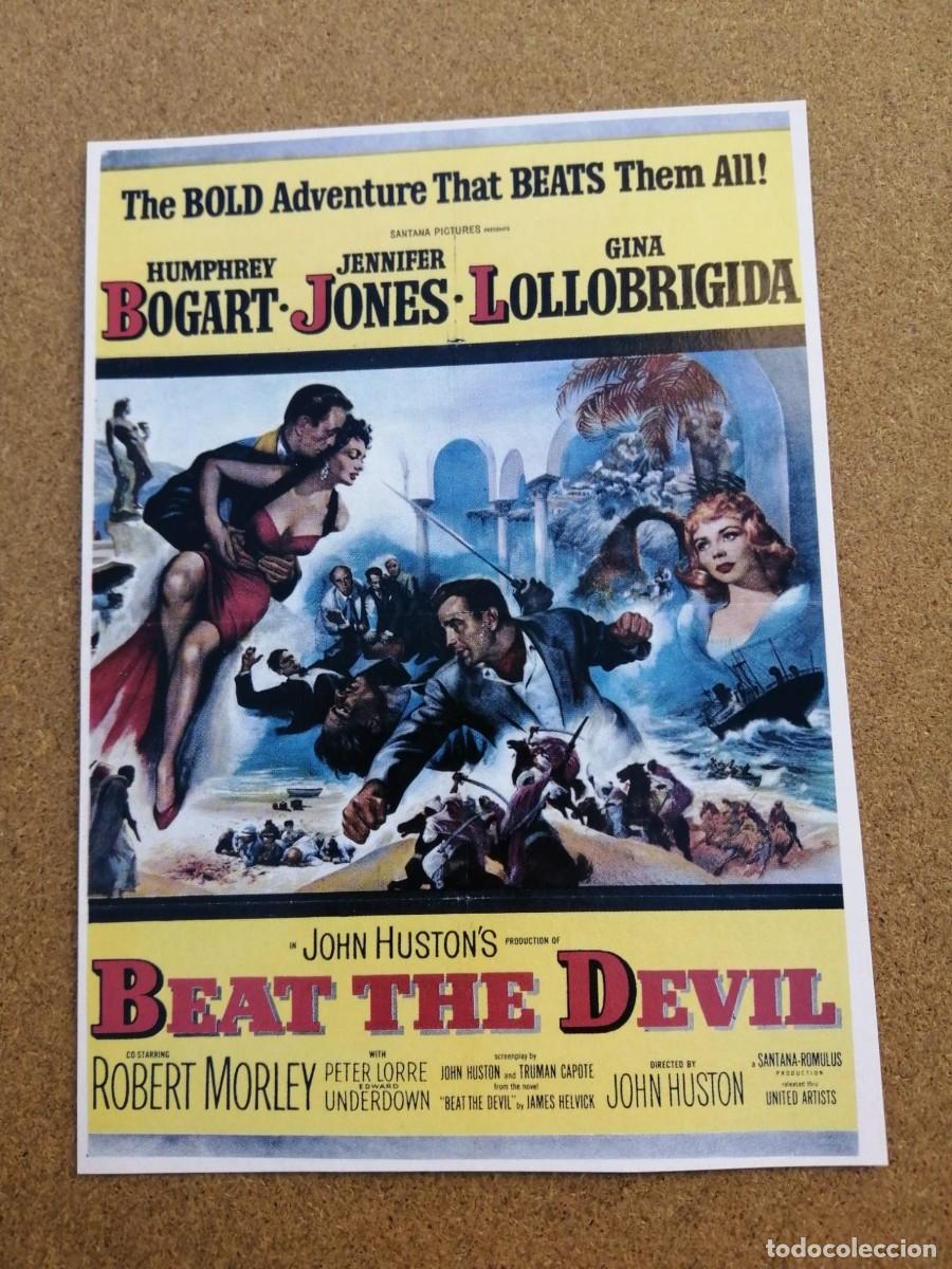 Cine: REPRODUCCION CINE 13 cm X 10 cm. LA BURLA DEL DIABLO (JOHN HUSTON - BOGART) original u.s.a