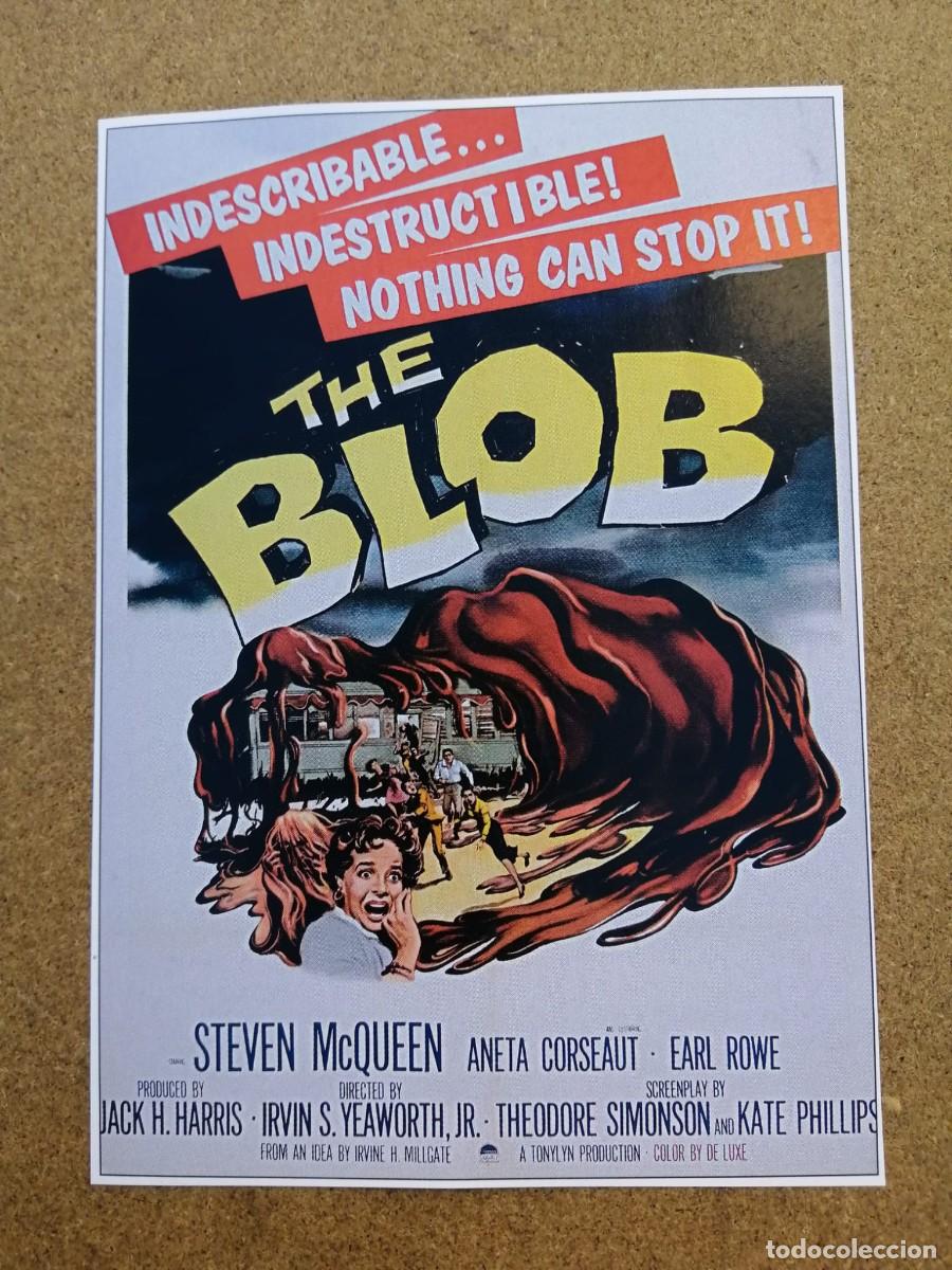 Cine: REPRODUCCION CINE 13 cm X 10 cm. THE BLOB (STEVE McQUEEN)