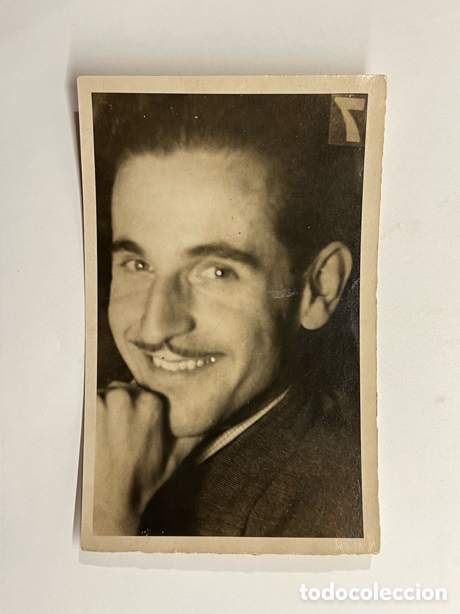 Cine: MORENO TIENE QUE SER. Teatro Ruzafa, Valencia. Fotograf&iacute;a del actor de Teatro (h.1950?)