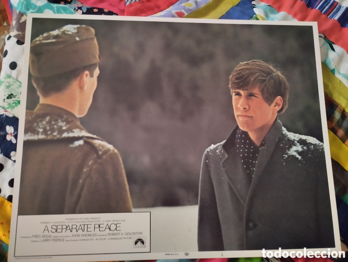 Cin&eacute;ma: 8 LOBBY CARDS AMERICANOS - A SEPARATE PEACE 1972