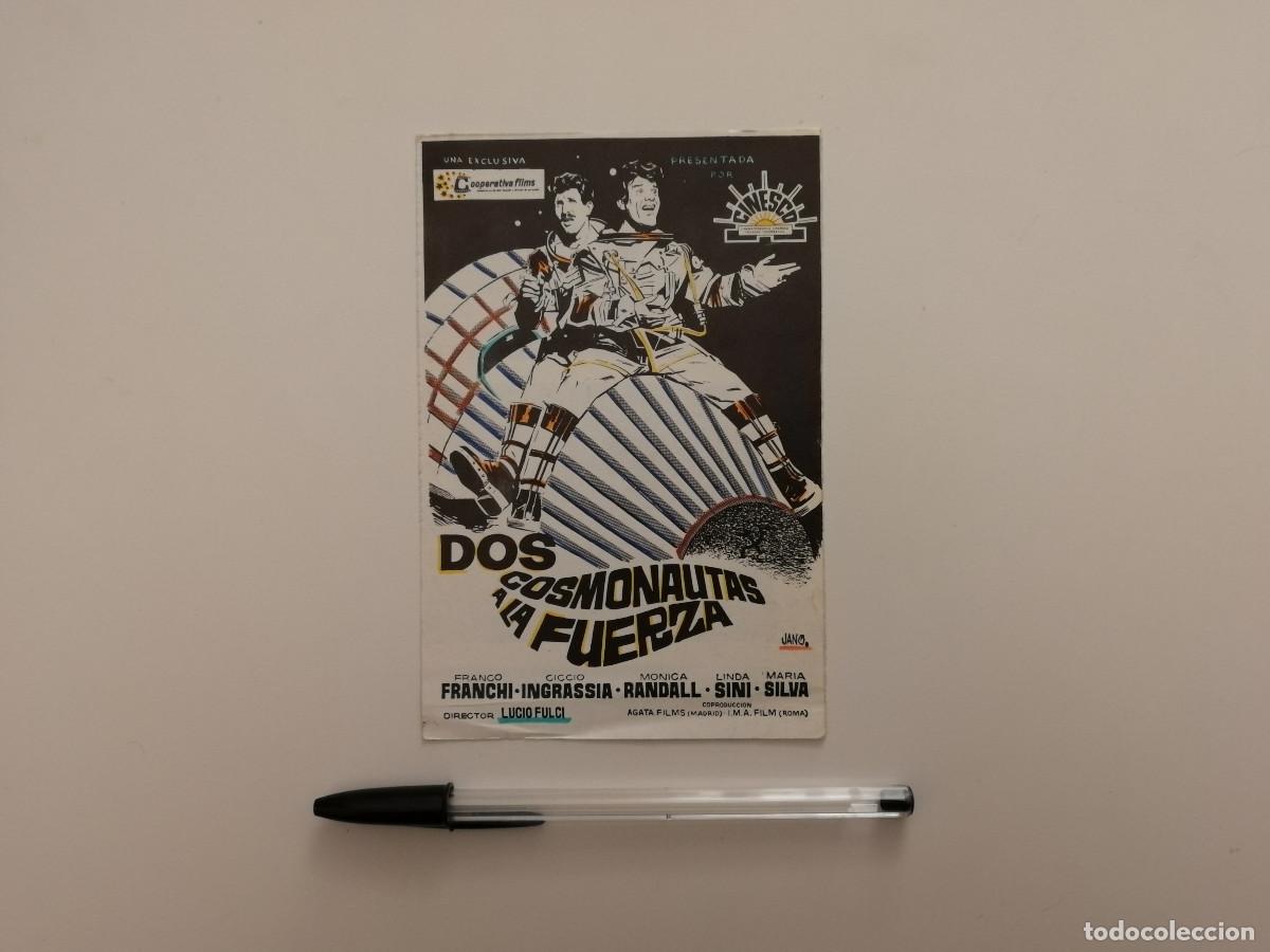 Cine: TARJETA ACARTONADA -10*15- Dos Cosmonautas a la Fuerza - ALBUM - Lucio Fulci - Franco Franchi
