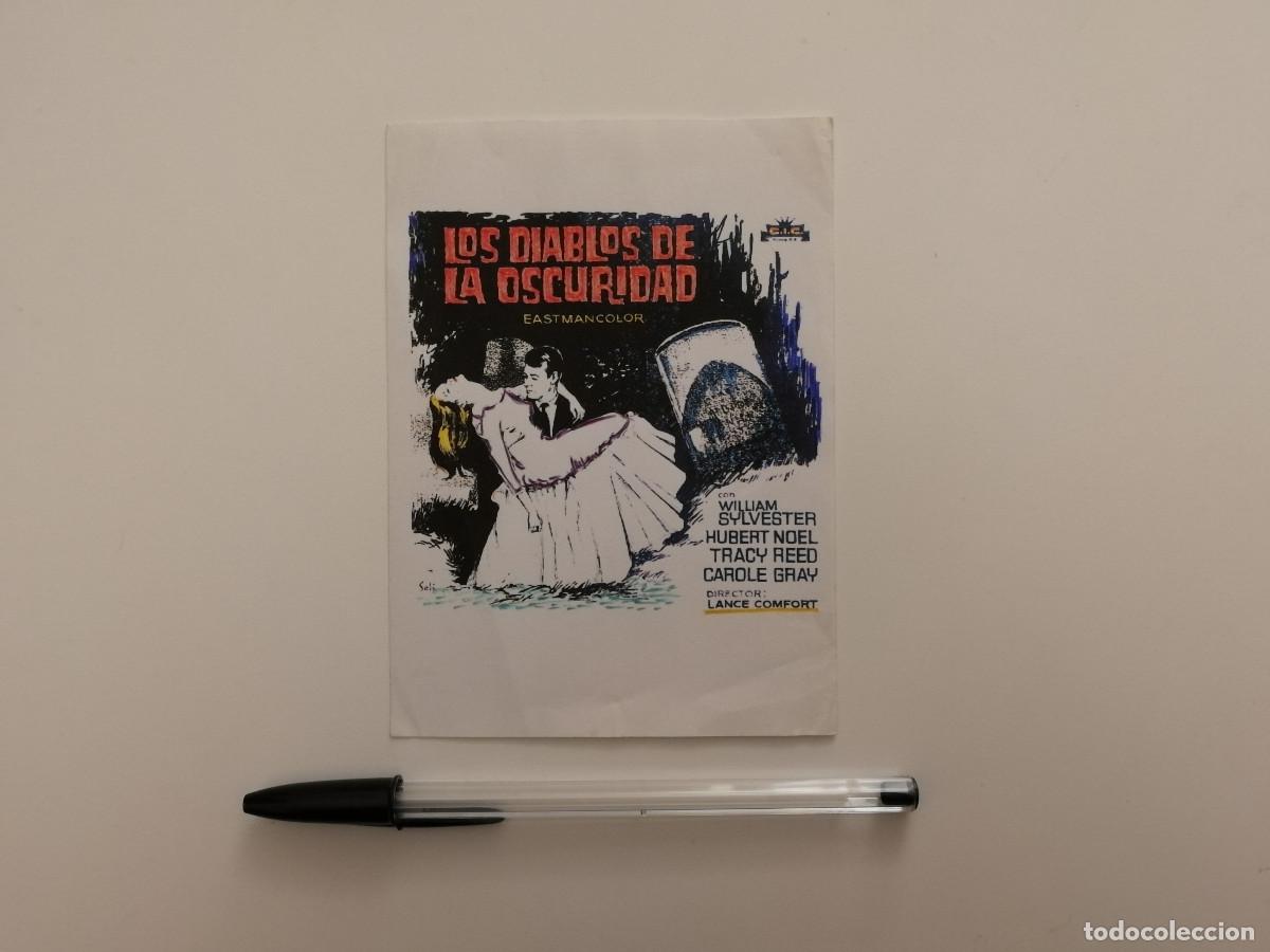 Cine: IMPRESO PAPEL -9*13- LOS DIABLOS DE LA OSCURIDAD - ALBUM - DISE&Ntilde;O SOLIGO - TERROR