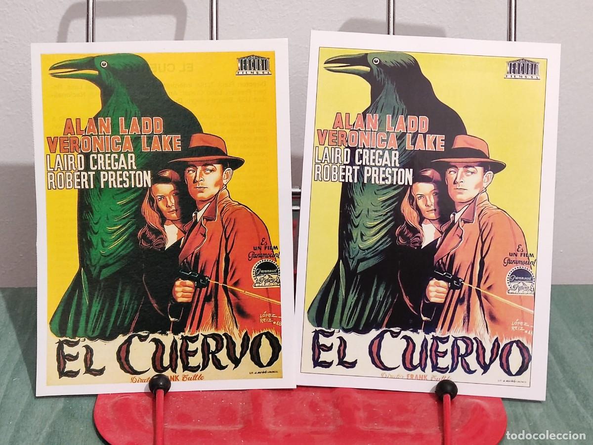 Cinema: El cuervo (1942) . 2 Fichas revista Accion cine