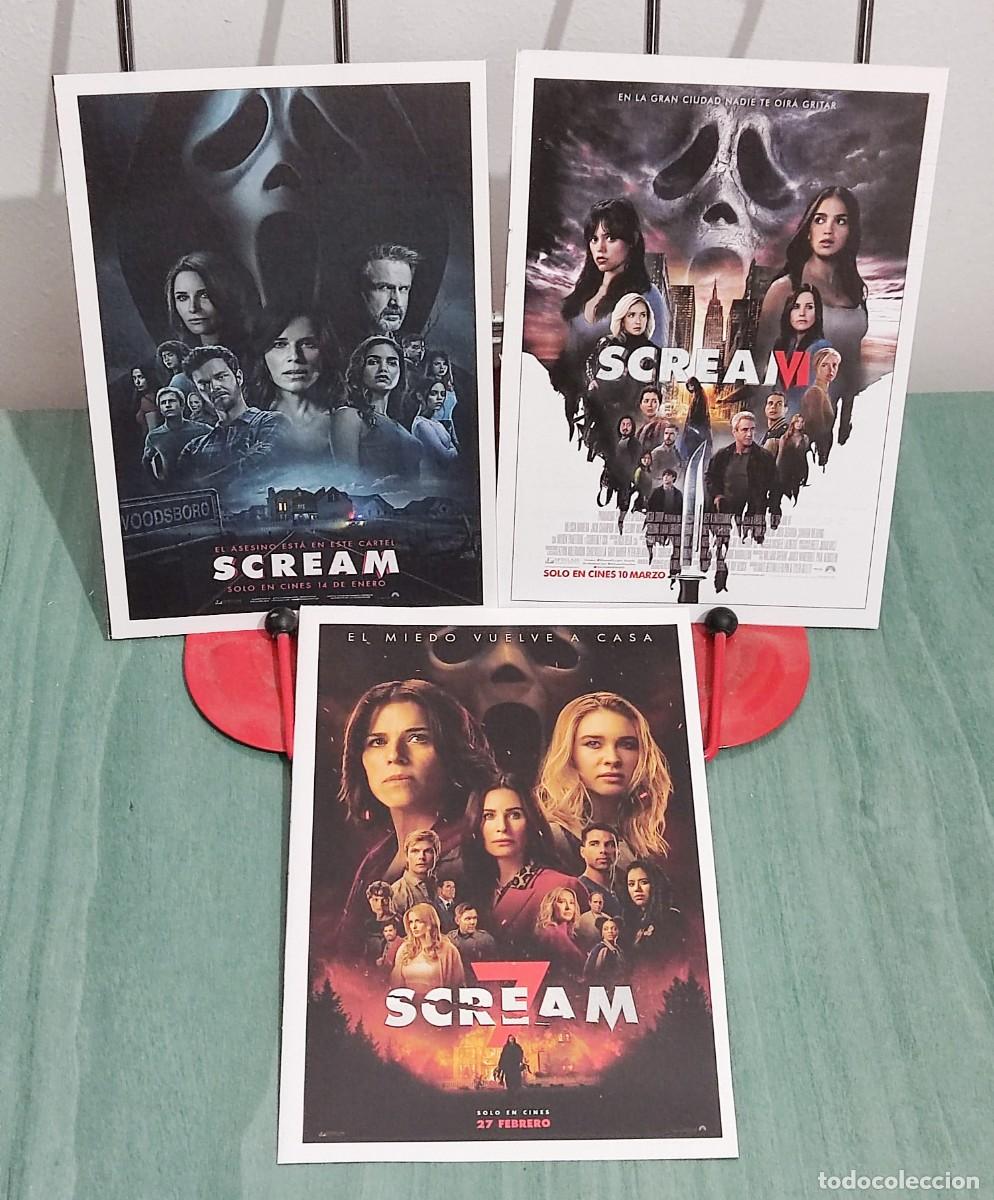 Cine: Scream (2022), VI y 7 . 3 Fichas revista Accion cine