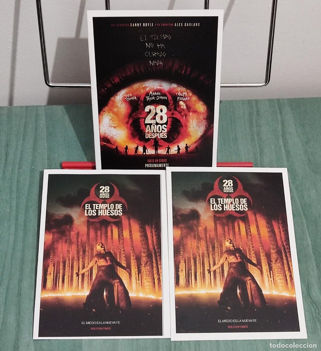 Cinema: 28 a&ntilde;os despues 1 y 2 El templo de los huesos . 3 fichas revista Accion cine