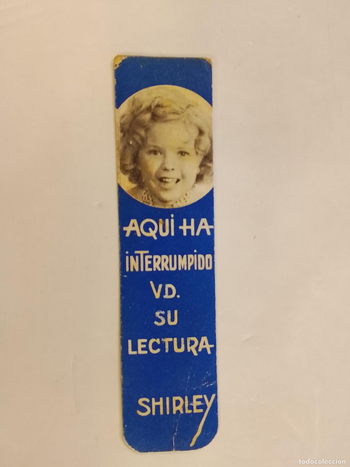 Cine: SHIRLEY TEMPLE - MARCAPAGINAS DE CINE - 20TH CENTURY FOX -VER FOTOS-(K-15.260)