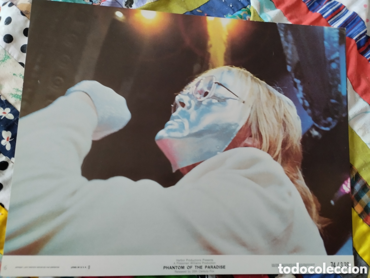 Cine: 3 LOBBY CARDS AMERICANOS - EL FANTASMA DEL PARAISO 1974