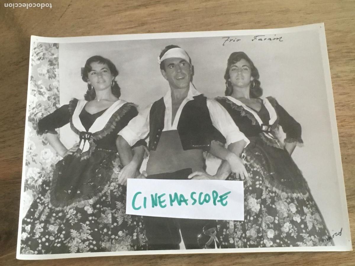 Cin&eacute;ma: trio faraon revista varietes flamenco foto original antigua fotografo marcos valencia