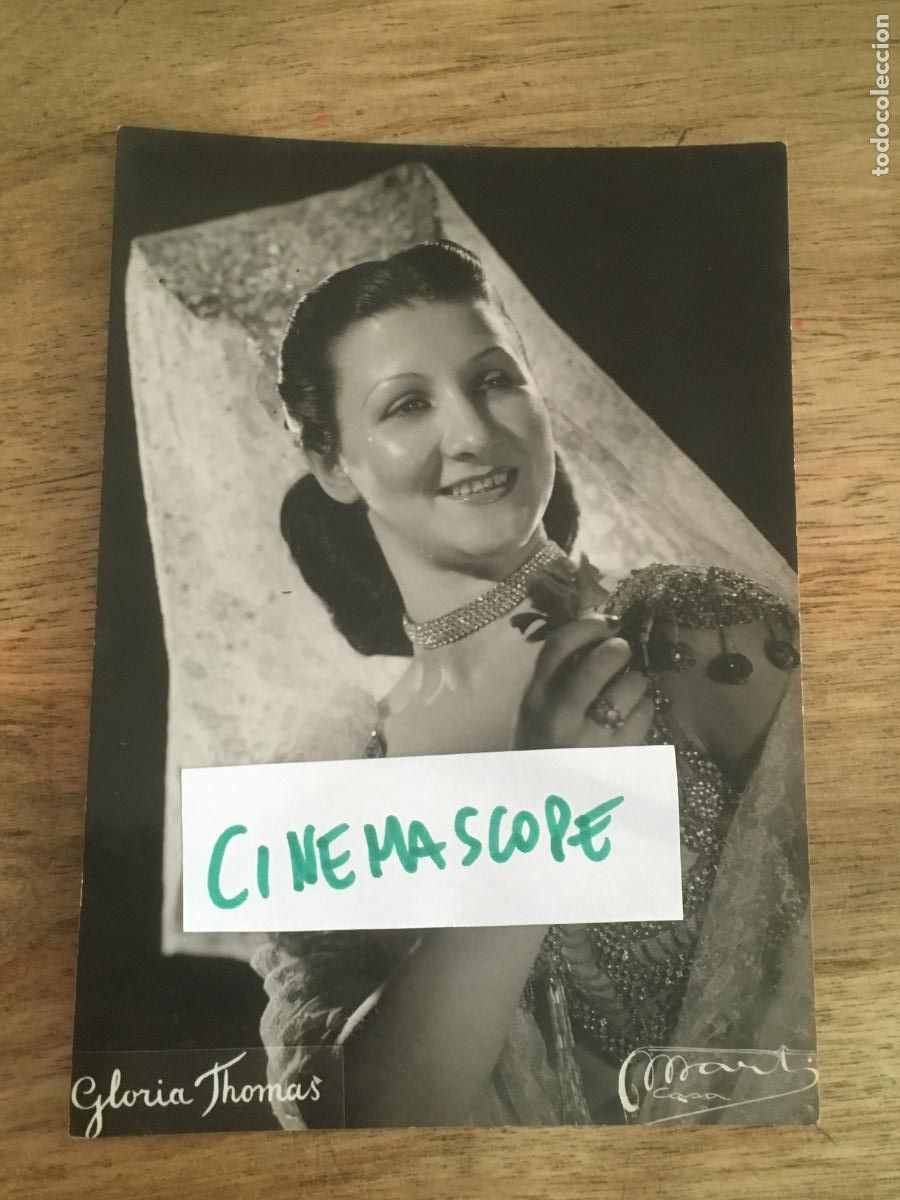 Cinema: gloria thomas actriz bailarina revista flamenco foto original fotografo marti barcelona