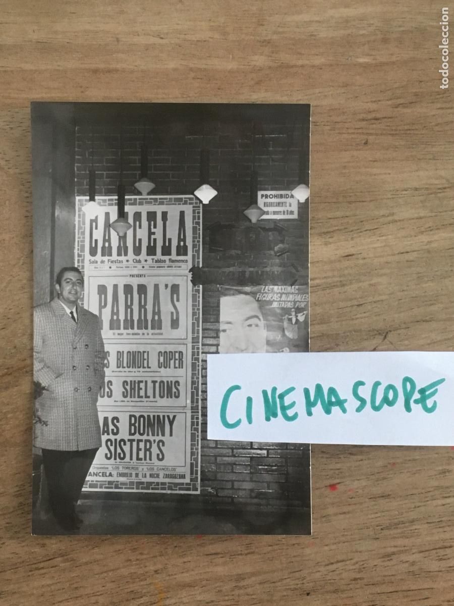 Cinema: parra's actor transformista magia comico revista variedades foto original a&ntilde;os foto campos zaragoza